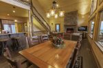 Open dining area with seating for 6